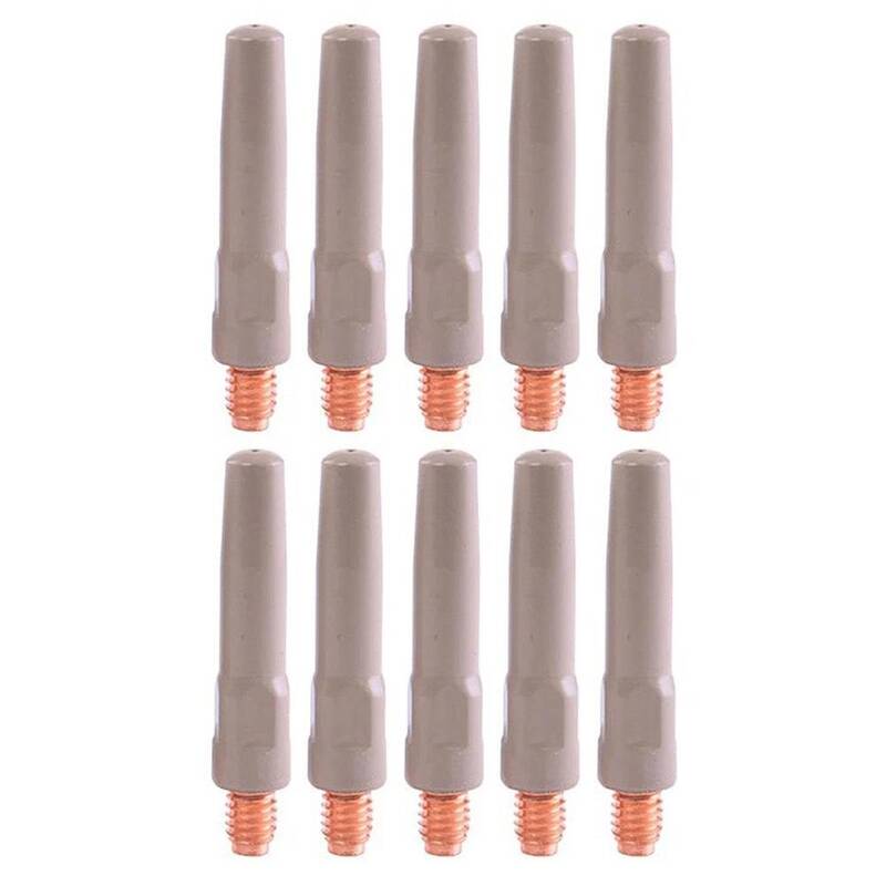 10 Piece Set of Innovative Non-Stick Welding Nozzles for Improved Welding Efficiency