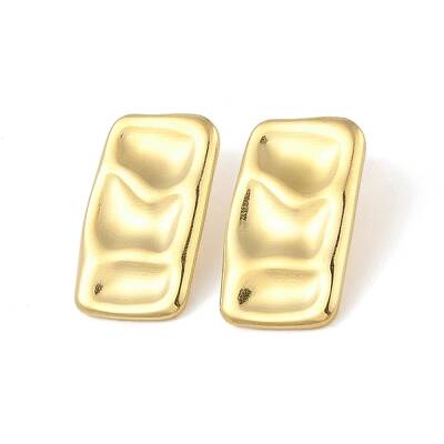 Ion Plating(IP) 304 Stainless Steel Stud Earrings for Women