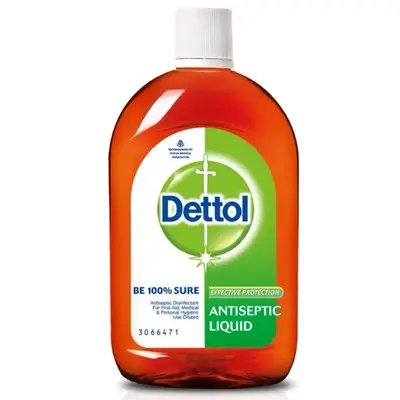 Dettol Antiseptic Disinfectant  Effective Disinfectant for Cleaning, Sanitizing, and Body & Skin Cleanser - 100% Safe for Hou...