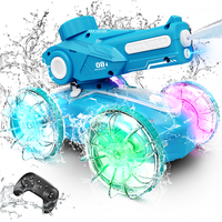 【No watch】Tecnock  Amphibious RC Car Tank, RC Car with Waterproof Remote Control, RC Stunt Car with LED Lights, Pool Toys...