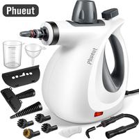 Phueut Pressurized Handheld Multi-Surface Natural Steam Cleaner with 12 pcs Replacement Parts , Multi-Purpose Steamer for Spr...