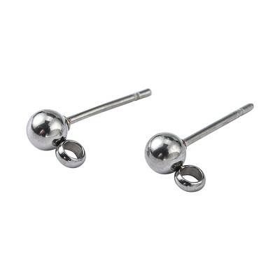 Non-Tarnish 304 Stainless Steel Stud Earring Findings