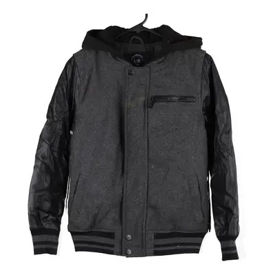 Age 14-16 Urban Republic Varsity Jacket - Large Grey Polyester Blend