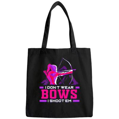 Archery Girl Gift For Woman Archer Bow And Arrow Hunter Lady Tote Bag