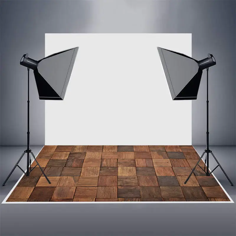 Deep Brown Pieces Of Planks Wood Rubber Floor Mat - Aperturee