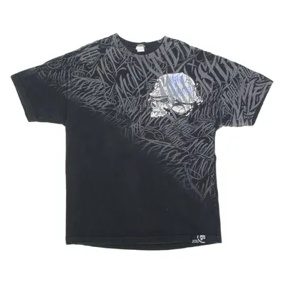 METAL MULISHA Mens T-Shirt Black Crew Neck M