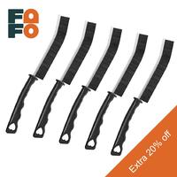 Multi-5 Pcs Crevice Cleaning Brush Hard Bristle Gap Brush Multifunctional for Bathroom Household Kitchen Tiles Window Crevice...