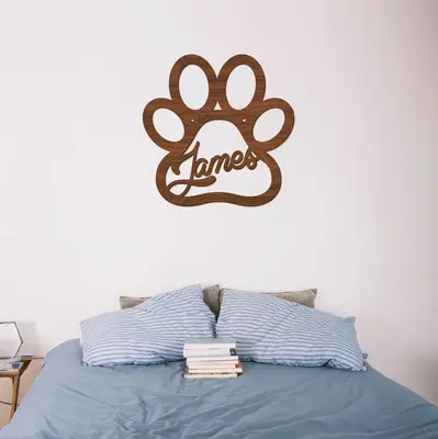 Pet Wood Name Sign