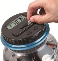 Large Piggy Bank for Boys Adults, Digital Coin Counting Bank with LCD Counter, 1.8L Capacity Coin Bank Money Jar for Adults, ...