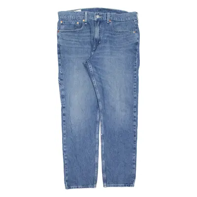 LEVI'S 502 Jeans Mens Blue Regular Tapered Stone Wash W34 L30