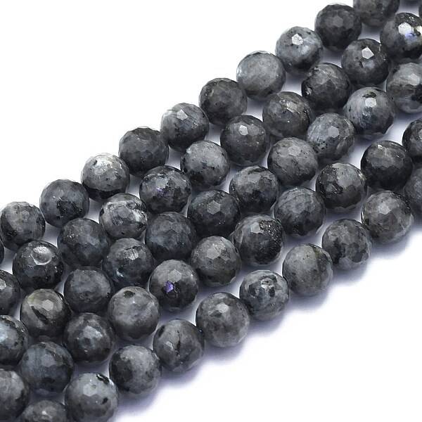 Natural Larvikite Beads Strands