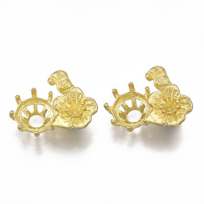 Brass Cabochon Rhinestone Settings