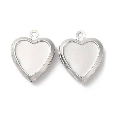 Rack Plating Brass Locket Pendants