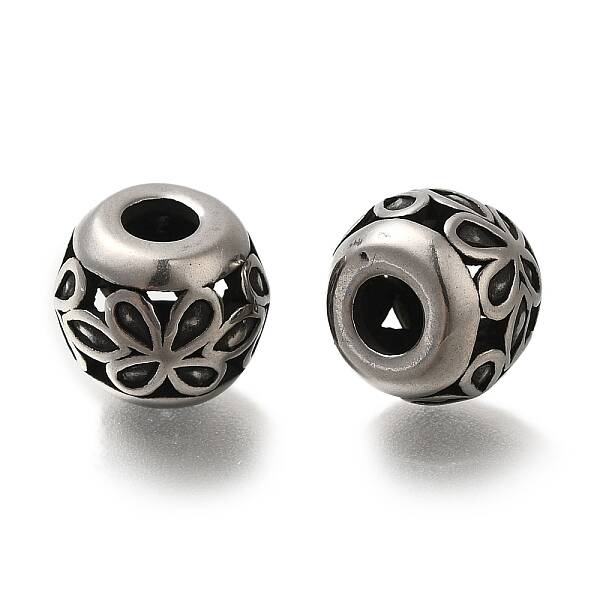 304 Stainless Steel European Beads