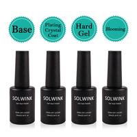 Rock Sugar No Wipe Top Coat Base Coat Hald Gel Blooming Foundation Nail Polish Soak Off UV LED Nail Gel