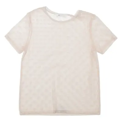 H&M Sheer Girls Top Pink 12-13Y