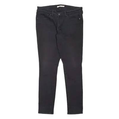 LEVI'S Womens Jeans Black Slim Skinny W30 L30