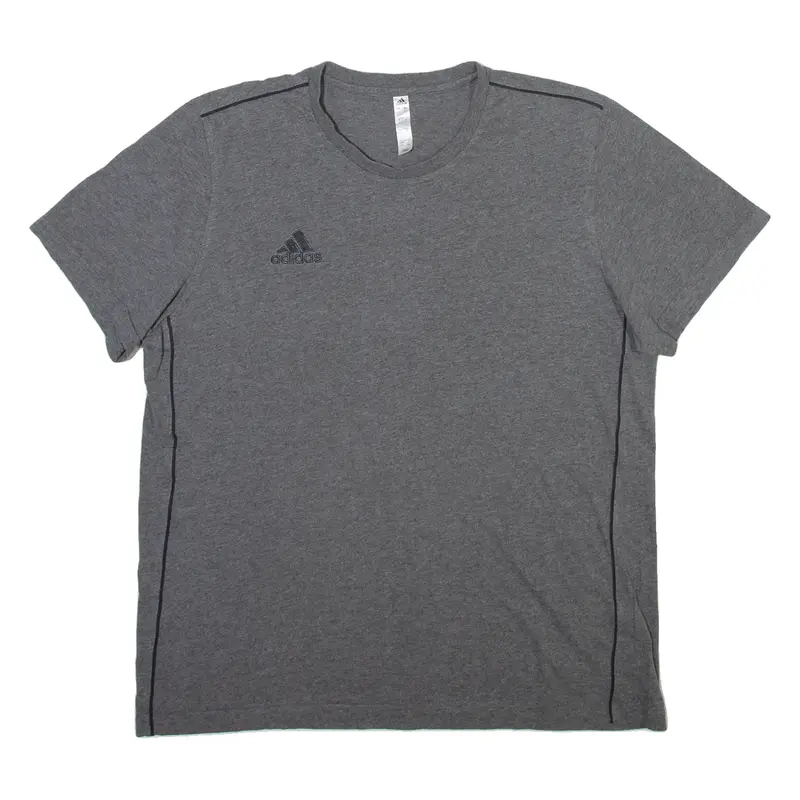 ADIDAS Mens T-Shirt Grey Crew Neck L