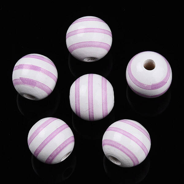 Easter Theme Printed Wood Beads