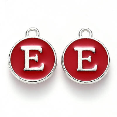 Platinum Plated Alloy Enamel Charms
