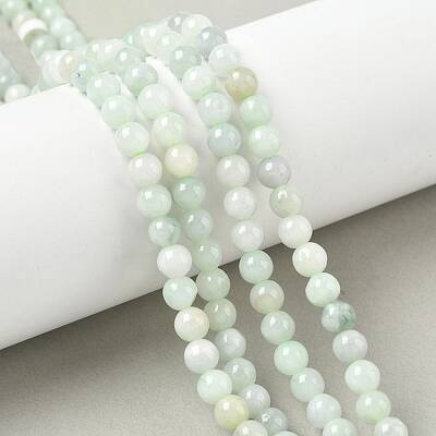 Natural Myanmar Jadeite Beads Strands