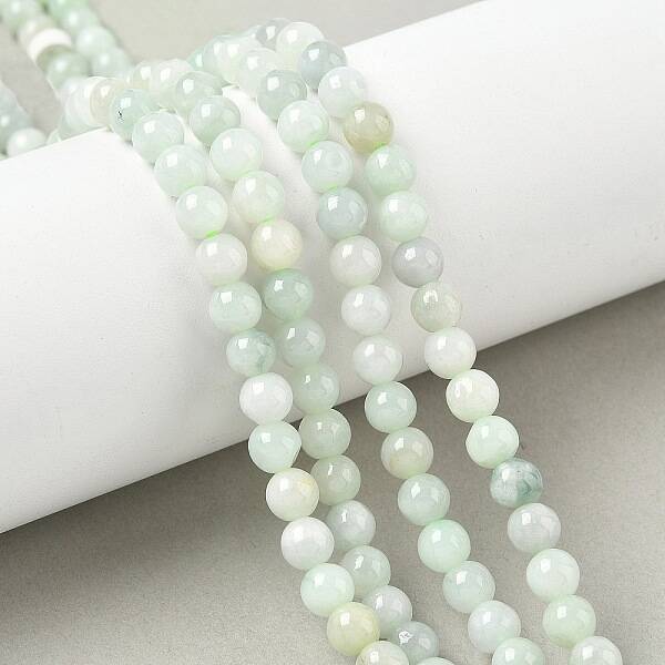 Natural Myanmar Jadeite Beads Strands