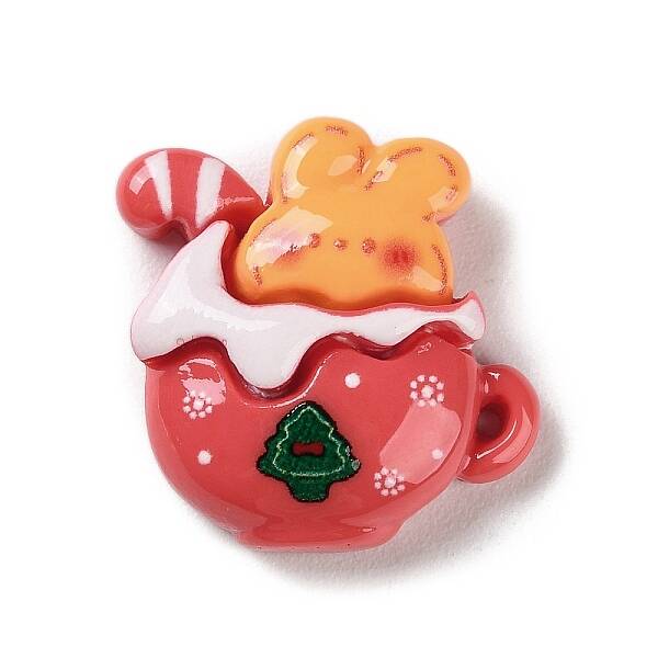 Christmas Theme Opaque Resin Cabochons