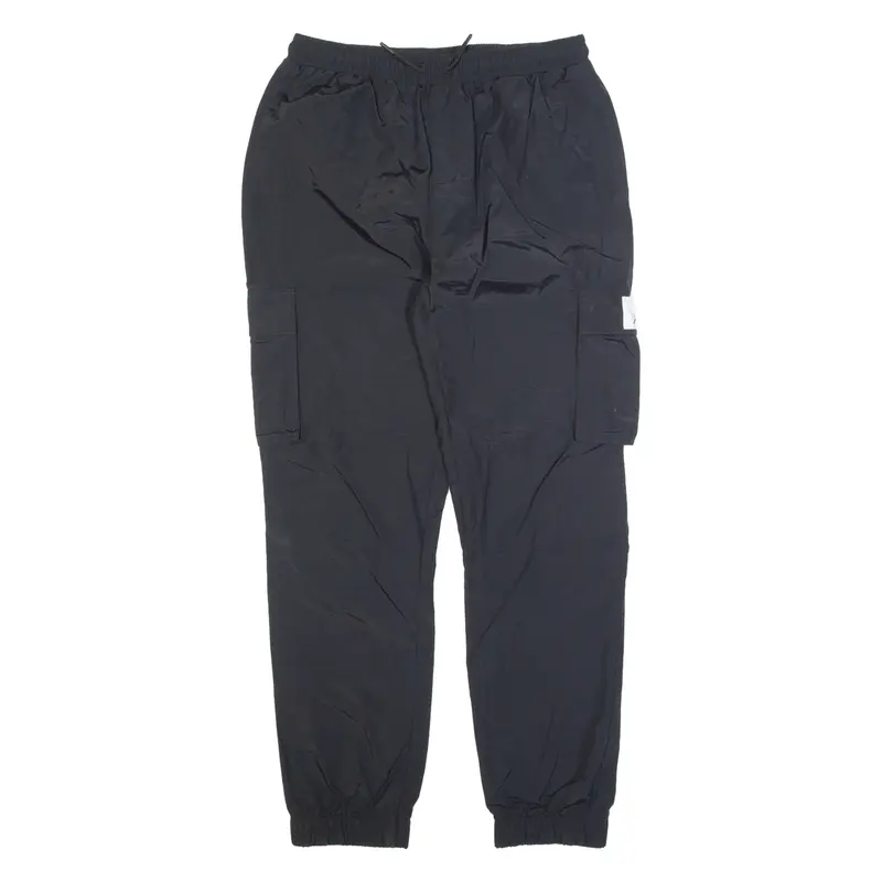 AIR JORDAN Mens Track Pants Black Tapered XL W28 L28