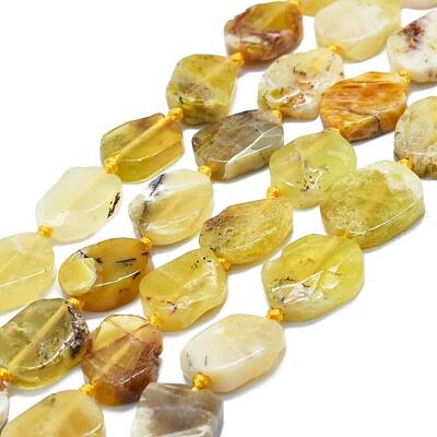 Natural Yellow Opal Beads Strands