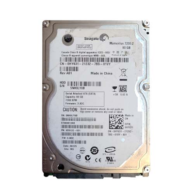 0HY631 Dell 80GB 7200RPM SATA 3Gb/s 8MB Cache 2.5-Inch Hard Drive