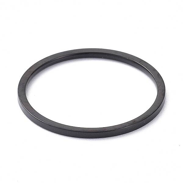 1mm Polished Plain Dome Finger Ring for Girl Women