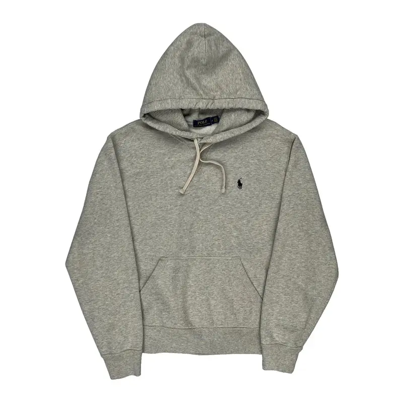 Ralph Lauren Hoodie - Medium Grey Cotton Blend