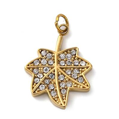 316 Stainless Steel Rhinestone Pendants