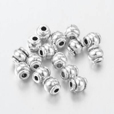 Tibetan Style Alloy Spacer Beads