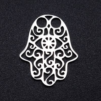 Non-Tarnish 201 Stainless Steel Filigree Joiners Links