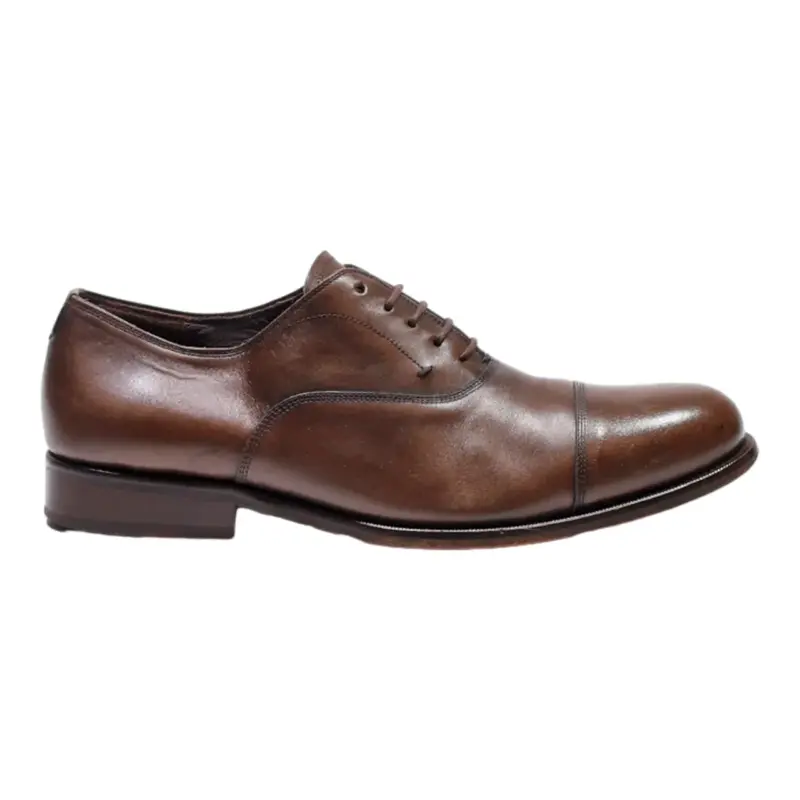 MASSIMO DUTTI Oxford Shoes Brown Leather Mens UK 9