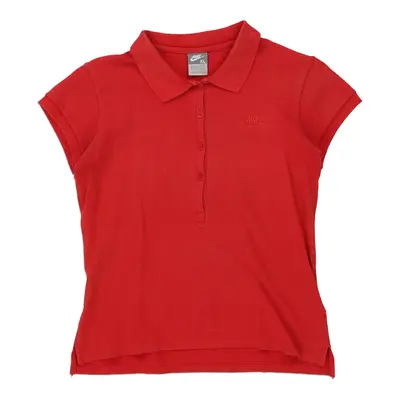 Age 10 Nike Polo Shirt - XL Red Cotton