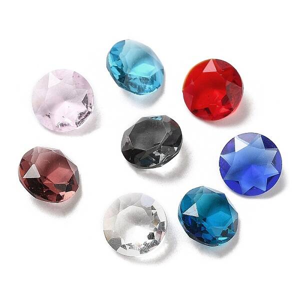 Pointed Back Glass Rhinestone Cabochons