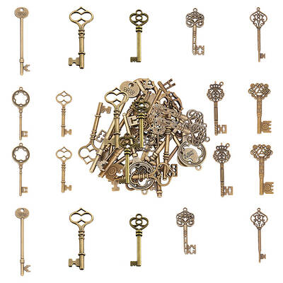 18pcs 9 style Tibetan Style Alloy Big Pendants