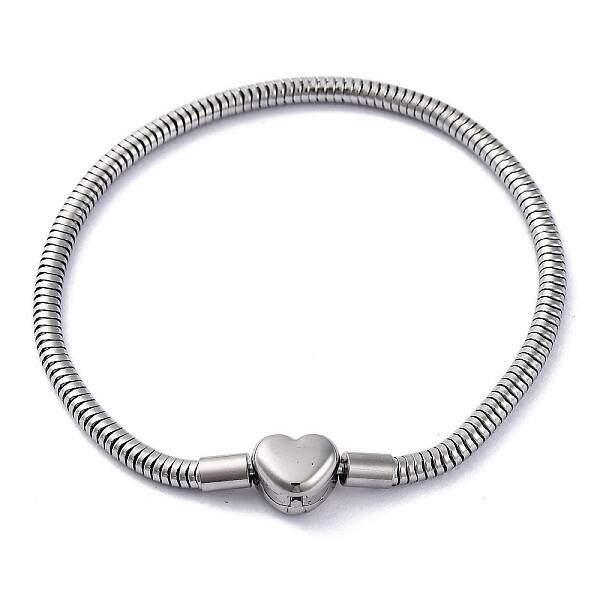 304 Stainless Steel Snake Chain Bracelets for Women