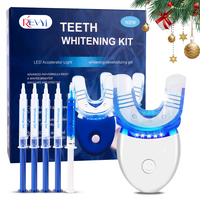 Whitening Light Teeth Whitening Kit with 5 X 3ml Carbamide Peroxide Teeth Whitening Gel,Safe Enamel, perfect ift for Parents,...