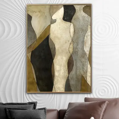 Abstract Figurative Artwork Expressionist Paintings On Canvas Creative Fashion Wall Art Colorful Hand Painted Artwork Wall De...