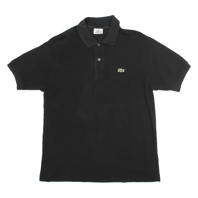 LACOSTE Mens Polo Shirt Black M