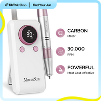 MelodySusie Nail Drill SC330G, SM330G, MB420G Professional Rechargeable Electric Nail File for Acrylic Nails Gel Polishing Re...