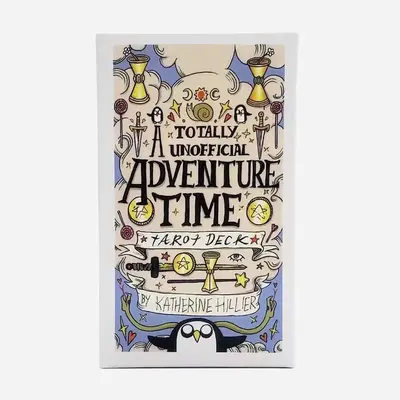 Totally Unofficial Adventure Time Tarot Card Game, 1 Box Interactive Tarot Card Game Props, Party Card Game Supplies for Gift...
