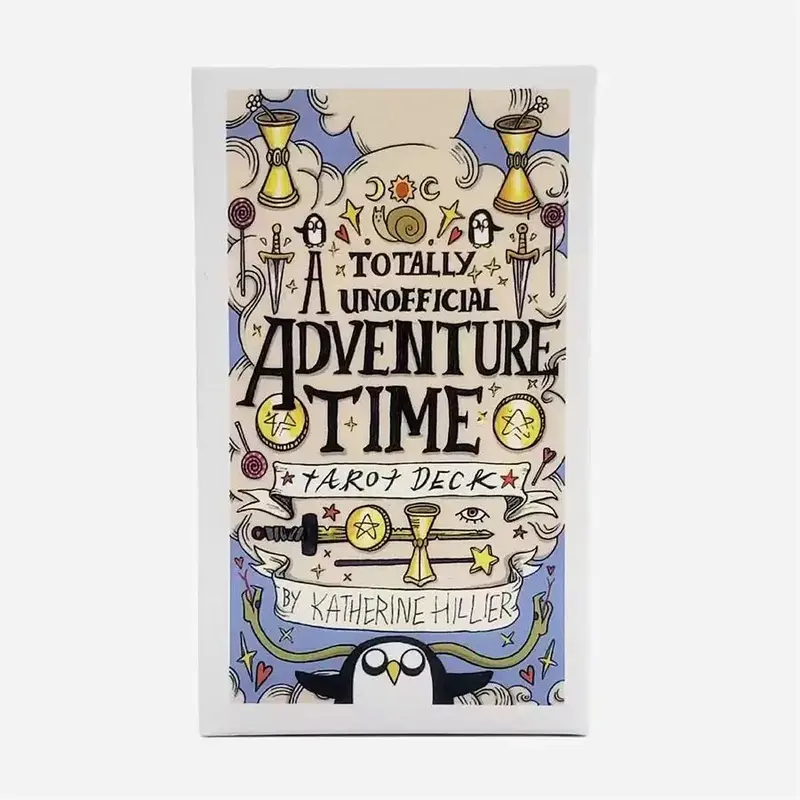 Totally Unofficial Adventure Time Tarot Card Game, 1 Box Interactive Tarot Card Game Props, Party Card Game Supplies for Gift...