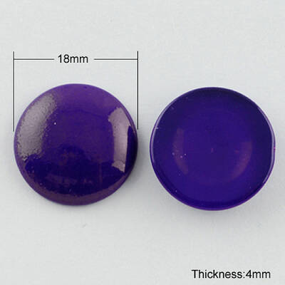 Painted Glass Cabochons