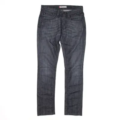 LEVI'S 493 Jeans Black Denim Slim Skinny Womens W28 L30