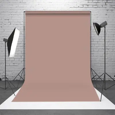 Light Brown Solid Color Portrait Photo Booth Backdrop - Aperturee