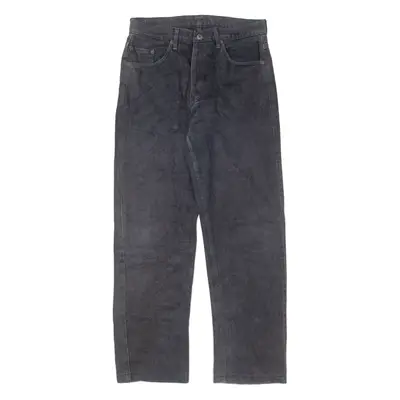 LEVI'S 501 MADE IN USA Jeans Mens Grey Regular Straight Stone Wash W29 L30